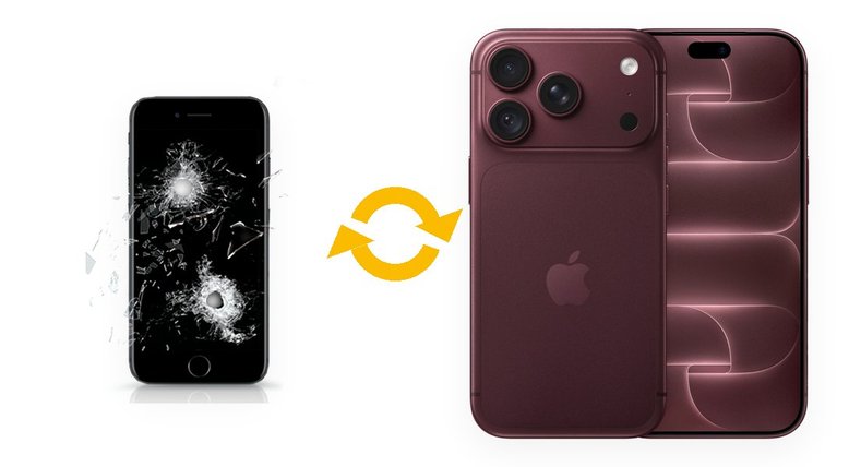 Trade-in: обмен разбитого iPhone на новый iPhone 18 Pro в Твери